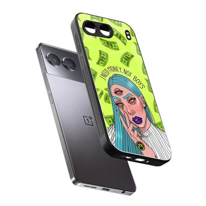 money over boys back phone cover | glass case for oneplus nord 4