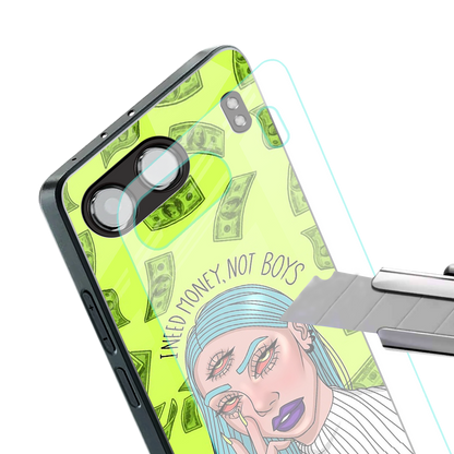 money over boys back phone cover | glass case for oneplus nord 4