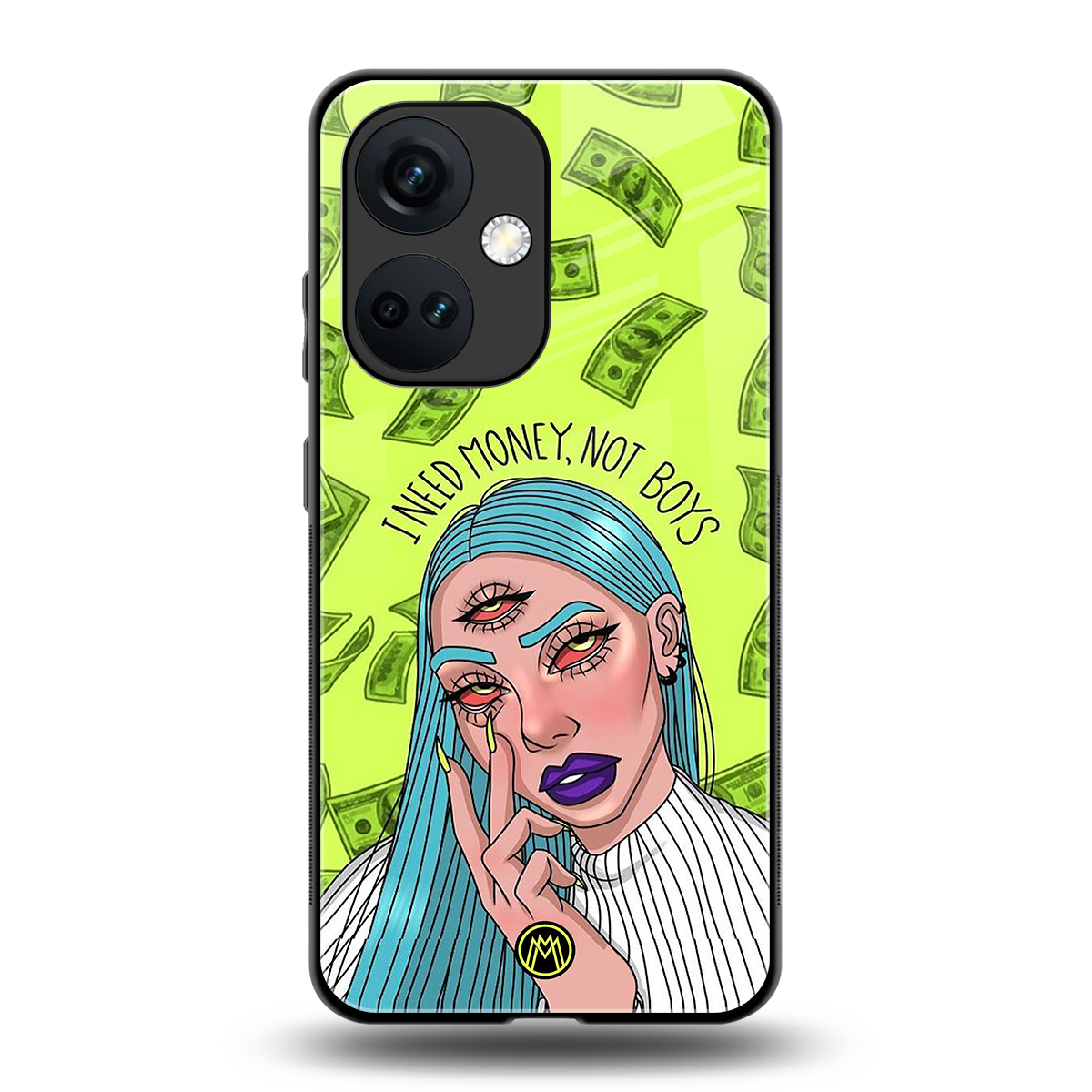 money over boys back phone cover | glass case for oneplus nord ce 3