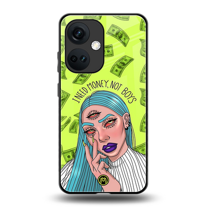 money over boys back phone cover | glass case for oneplus nord ce 3