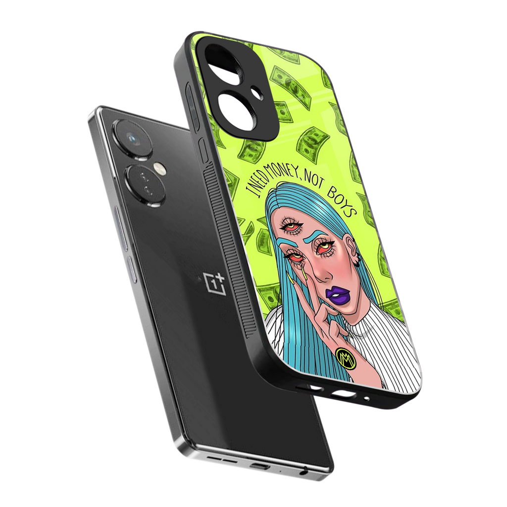 money over boys back phone cover | glass case for oneplus nord ce 3