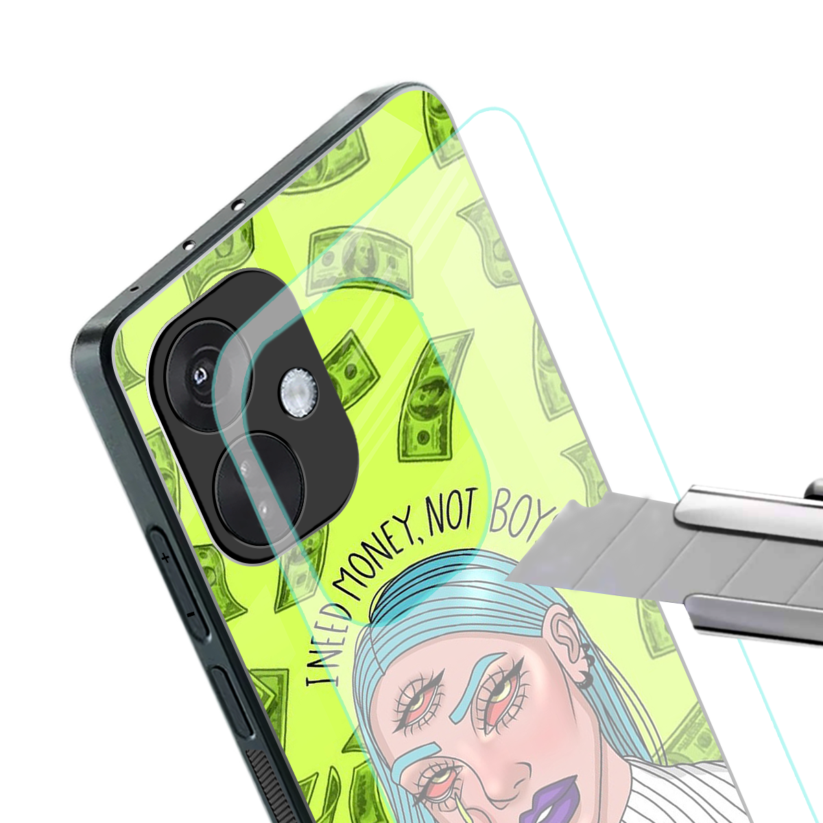 money over boys back phone cover | glass case for oneplus nord ce 3