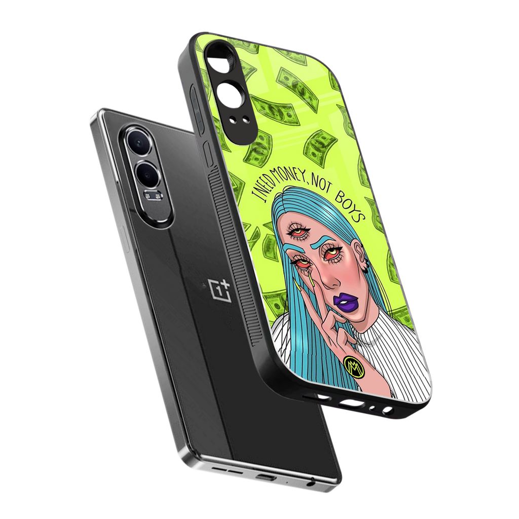 money over boys back phone cover | glass case for oneplus nord ce 4 lite