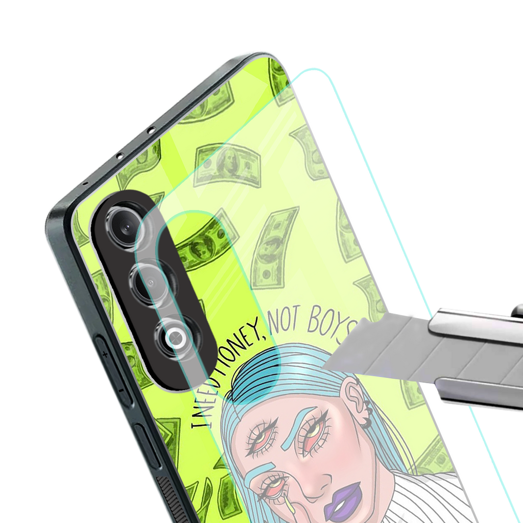 money over boys back phone cover | glass case for oneplus nord ce 4