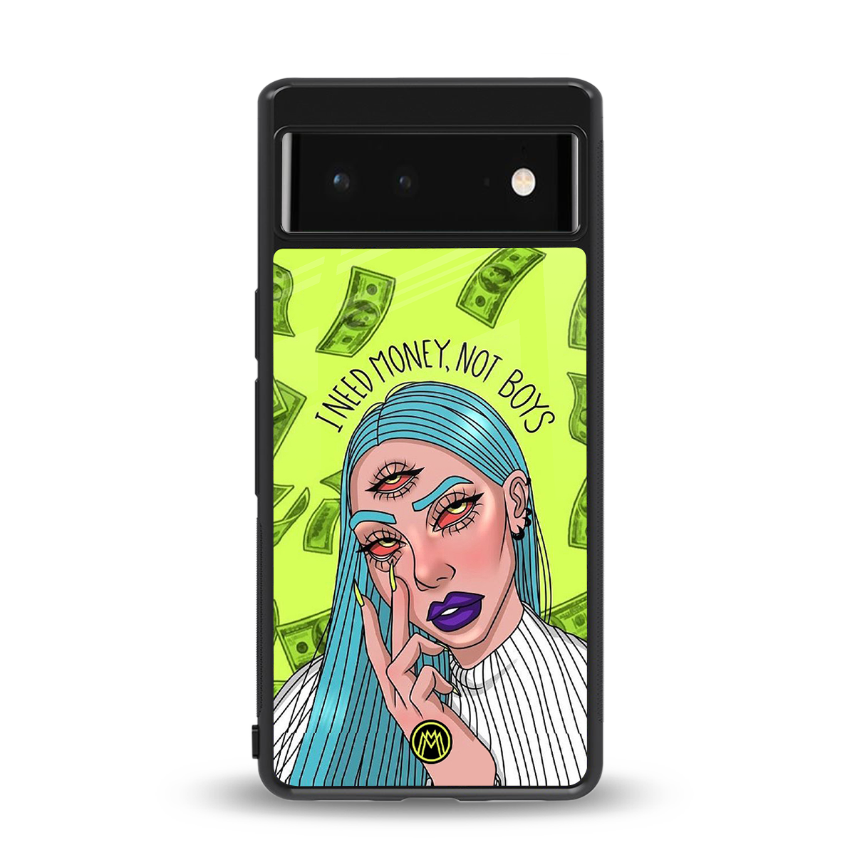 money over boys back phone cover | glass case for Google Pixel 6A