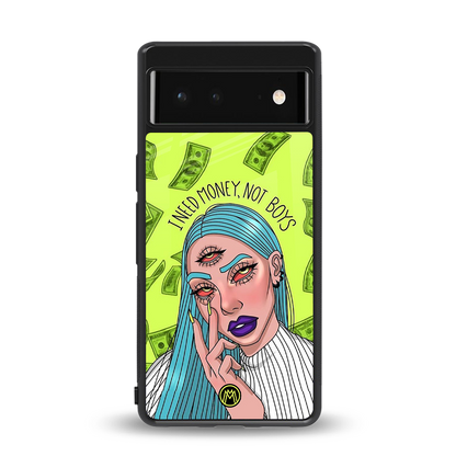 money over boys back phone cover | glass case for Google Pixel 6A