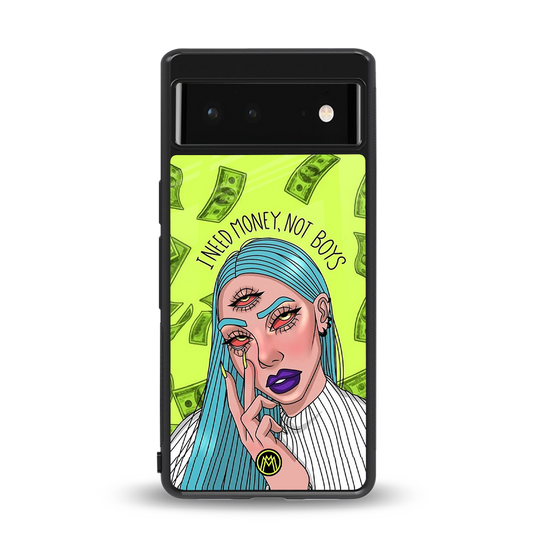 money over boys back phone cover | glass case for Google Pixel 6A