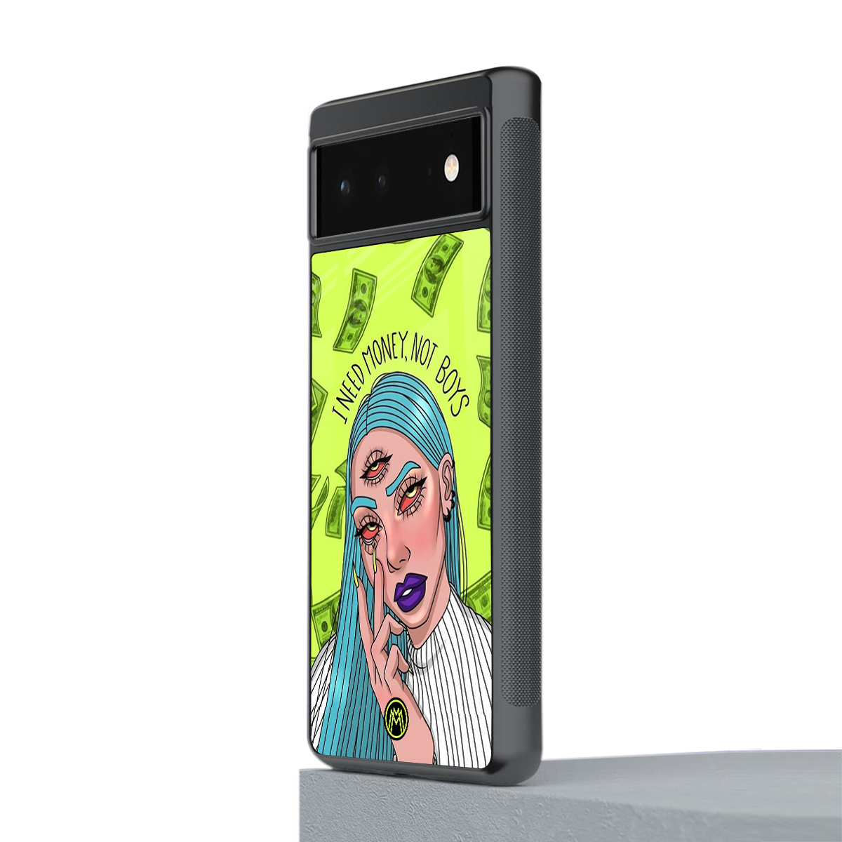 money over boys back phone cover | glass case for google pixel 6