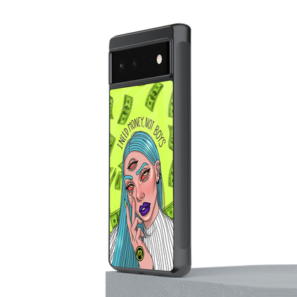 money over boys back phone cover | glass case for Google Pixel 6A
