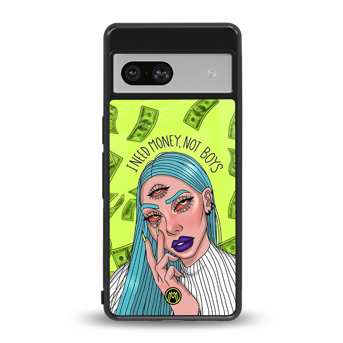 money over boys back phone cover | glass case for Google Pixel 7A