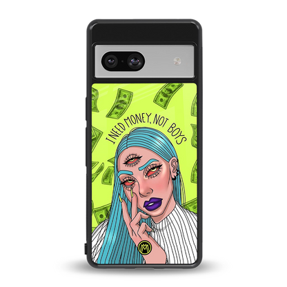 money over boys back phone cover | glass case for Google Pixel 7A