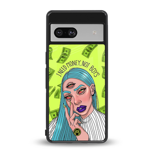money over boys back phone cover | glass case for Google Pixel 7A