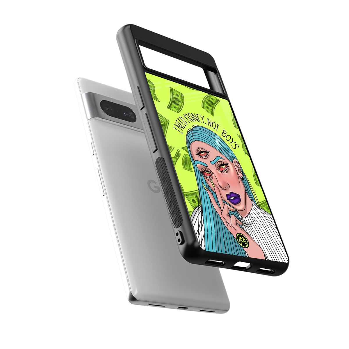 money over boys back phone cover | glass case for Google Pixel 7A