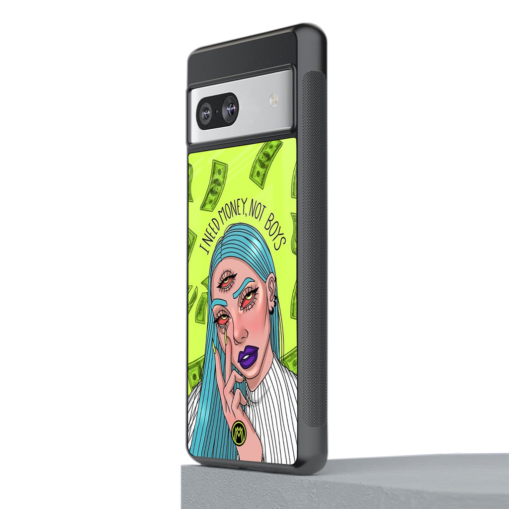 money over boys back phone cover | glass case for Google Pixel 7