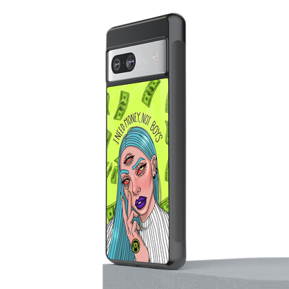 money over boys back phone cover | glass case for Google Pixel 7