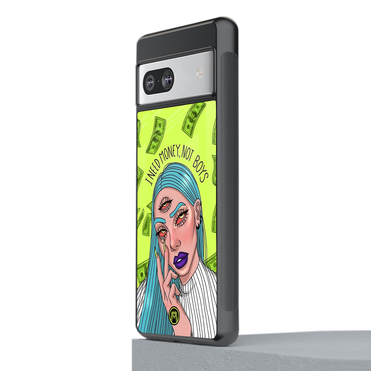 money over boys back phone cover | glass case for Google Pixel 7A