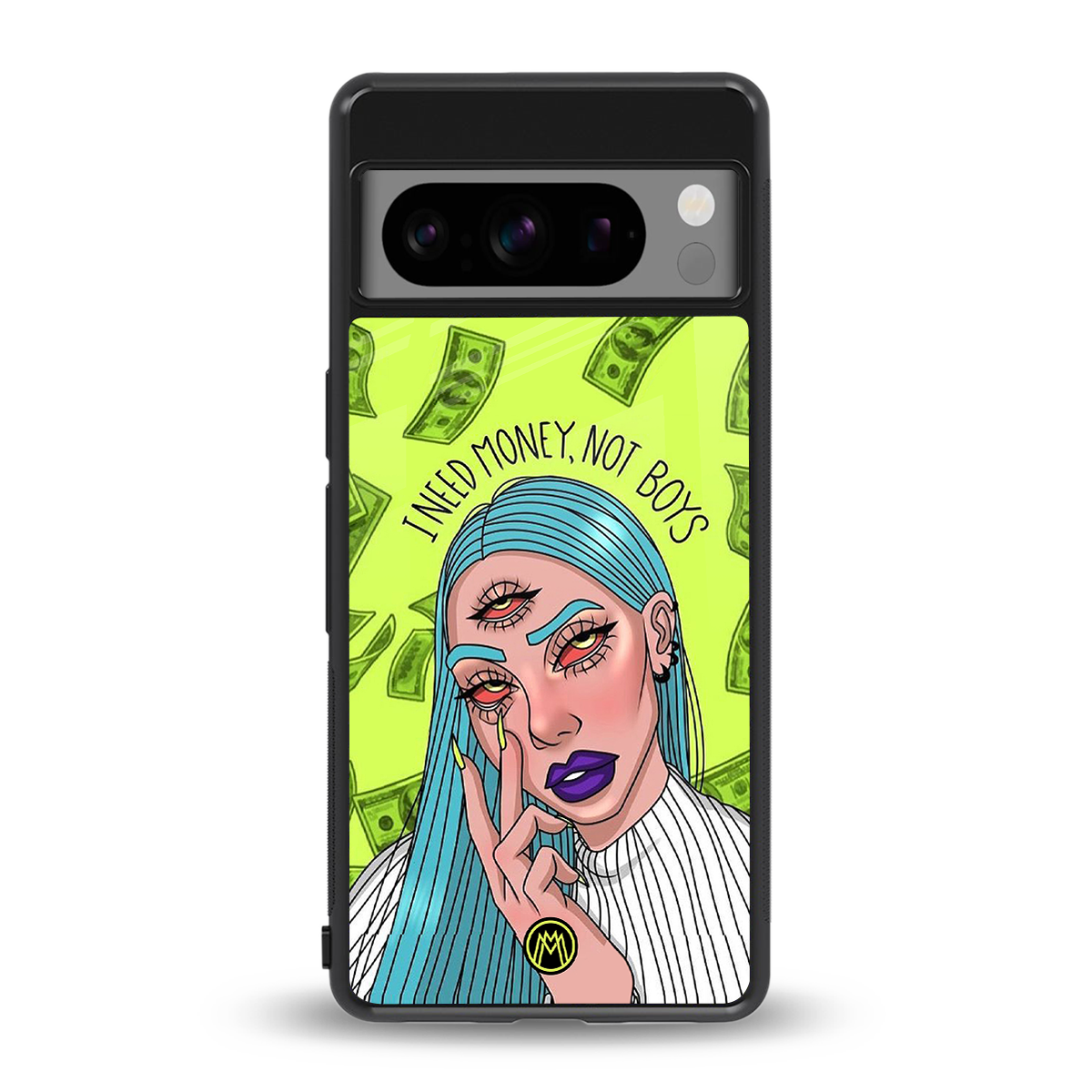 money over boys back phone cover | glass case for google pixel 8 pro