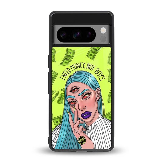 money over boys back phone cover | glass case for google pixel 8 pro