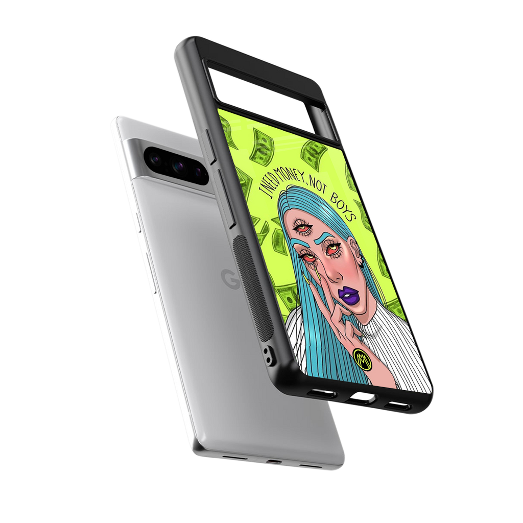 money over boys back phone cover | glass case for google pixel 8 pro
