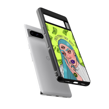 money over boys back phone cover | glass case for google pixel 8 pro