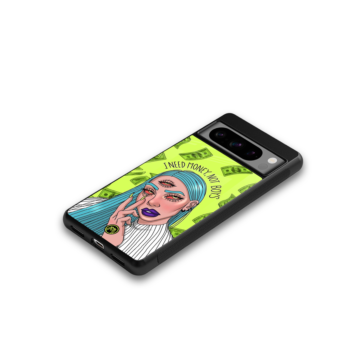 money over boys back phone cover | glass case for google pixel 8 pro