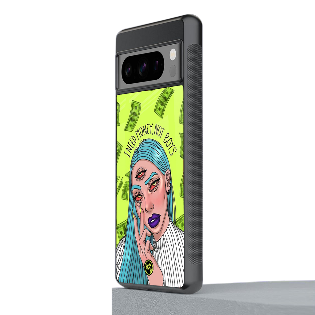 money over boys back phone cover | glass case for google pixel 8 pro