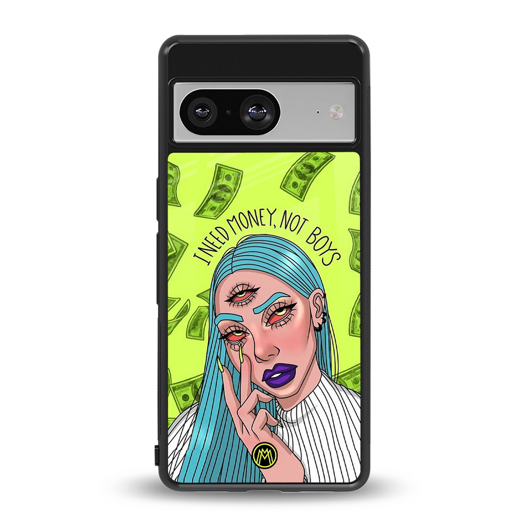 money over boys back phone cover | glass case for Google Pixel 8
