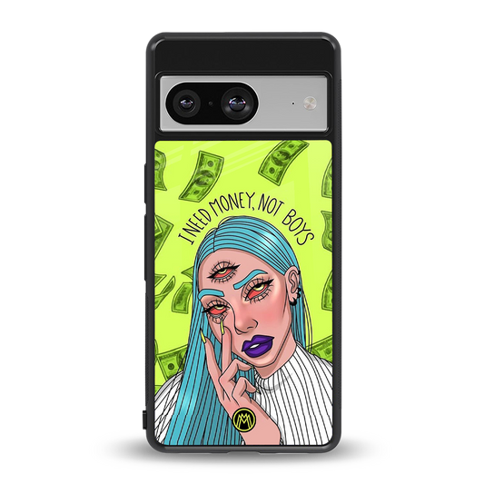 money over boys back phone cover | glass case for Google Pixel 8