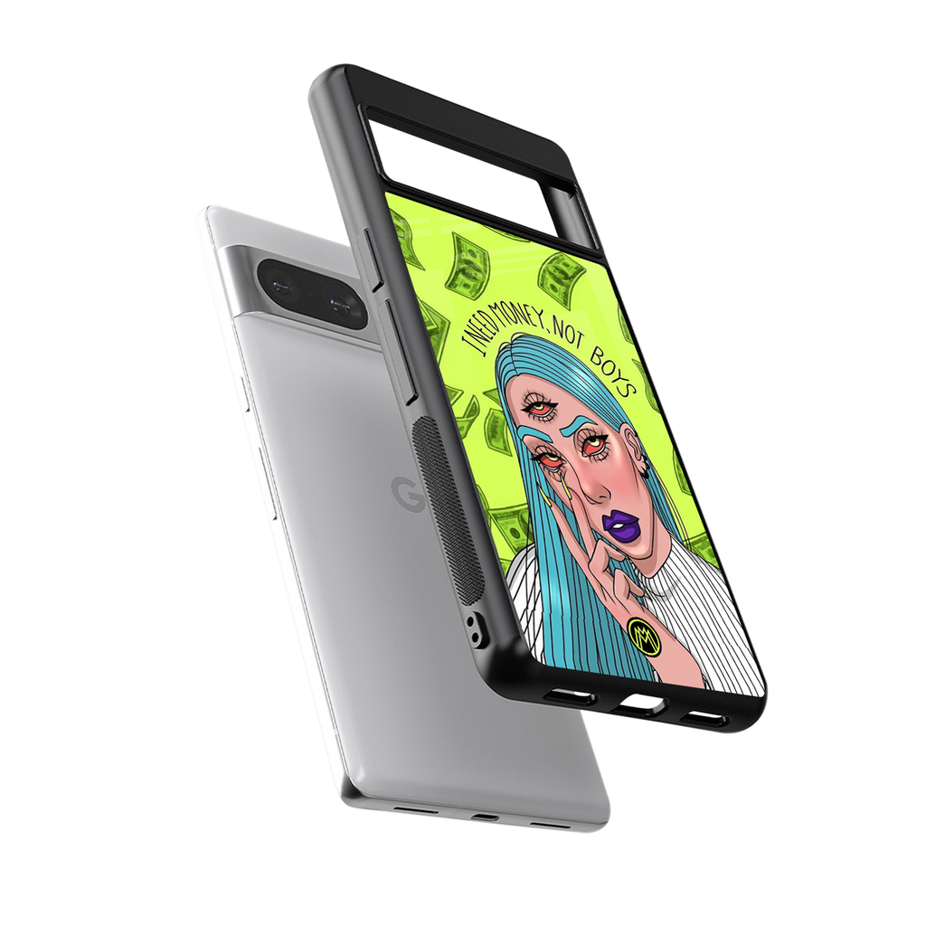 money over boys back phone cover | glass case for Google Pixel 8