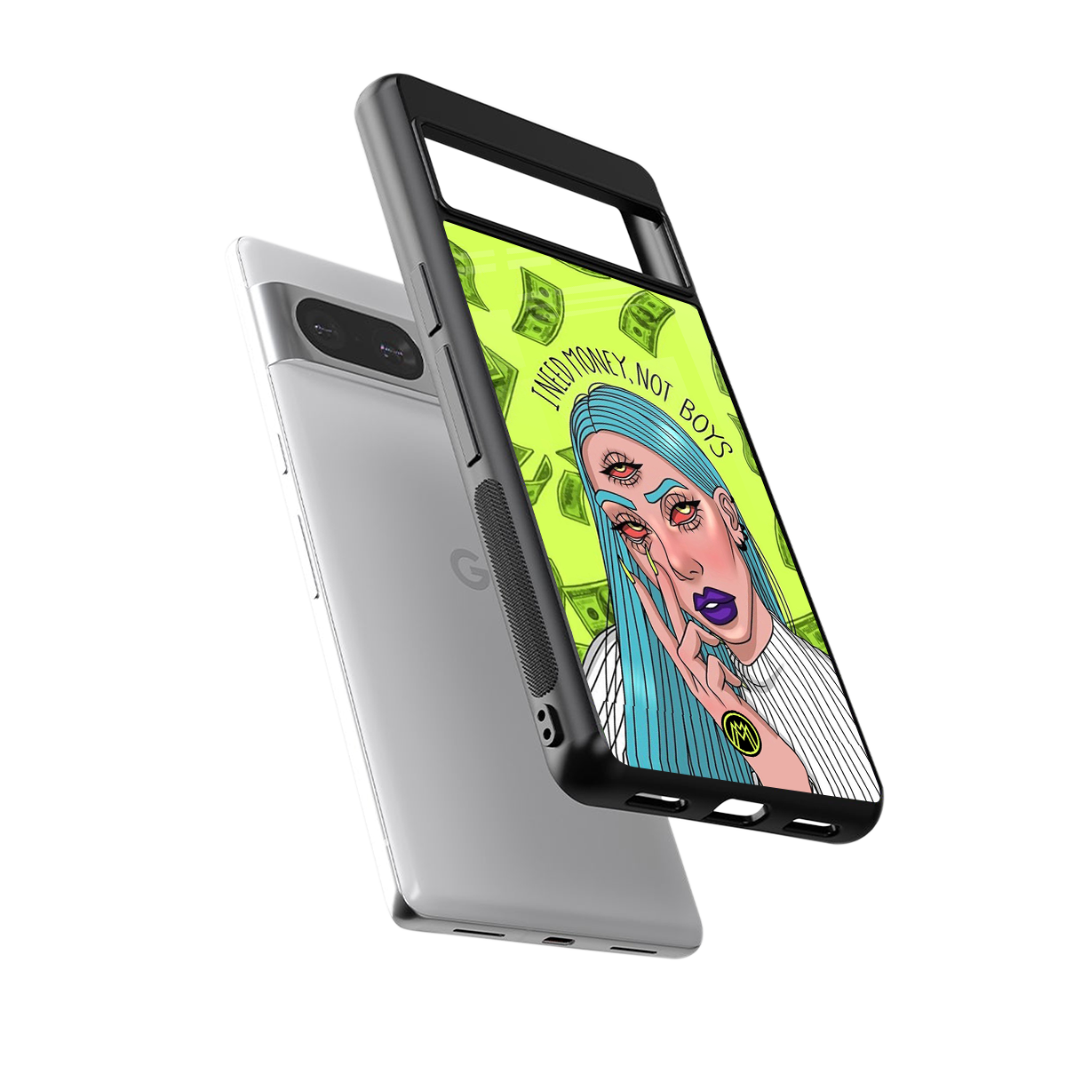 money over boys back phone cover | glass case for Google Pixel 8