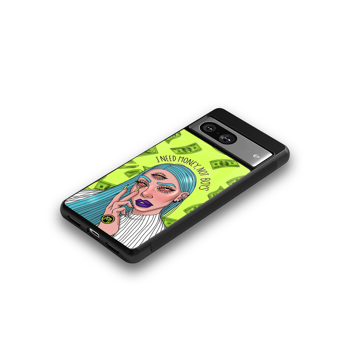 money over boys back phone cover | glass case for Google Pixel 8