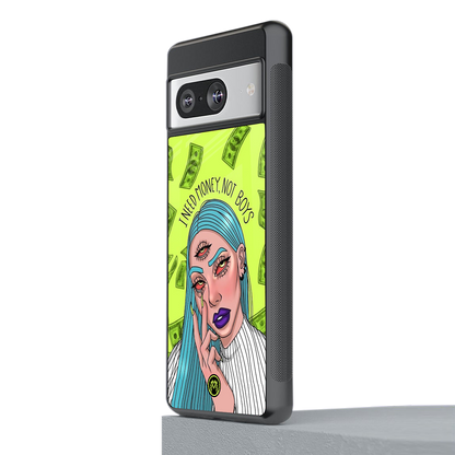 money over boys back phone cover | glass case for Google Pixel 8