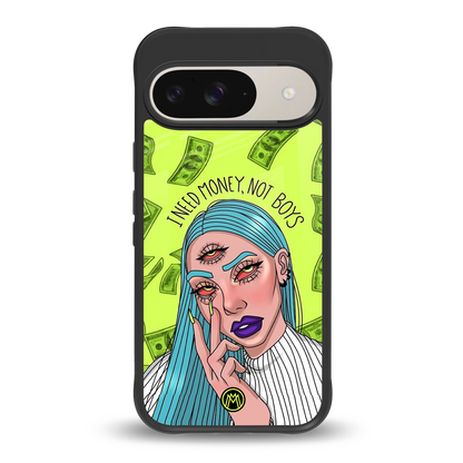 money over boys back phone cover | glass case for google pixel 9