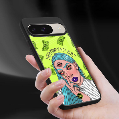 money over boys back phone cover | glass case for google pixel 9