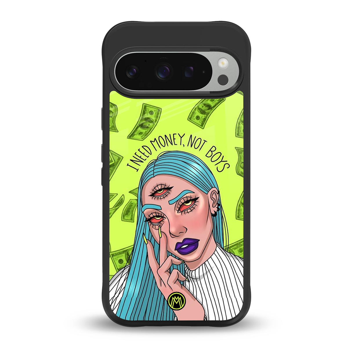 money over boys back phone cover | glass case for google pixel 9 pro xl