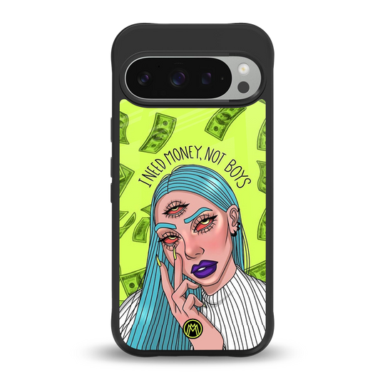money over boys back phone cover | glass case for google pixel 9 pro xl