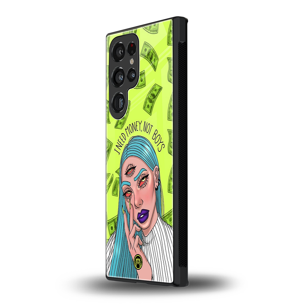money over boys back phone cover | glass case for samsung galaxy s23 ultra