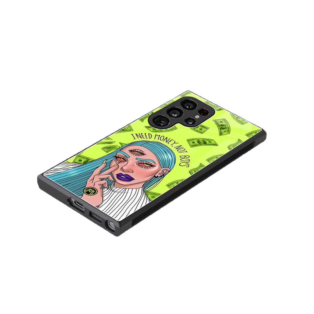 money over boys back phone cover | glass case for samsung galaxy s23 ultra