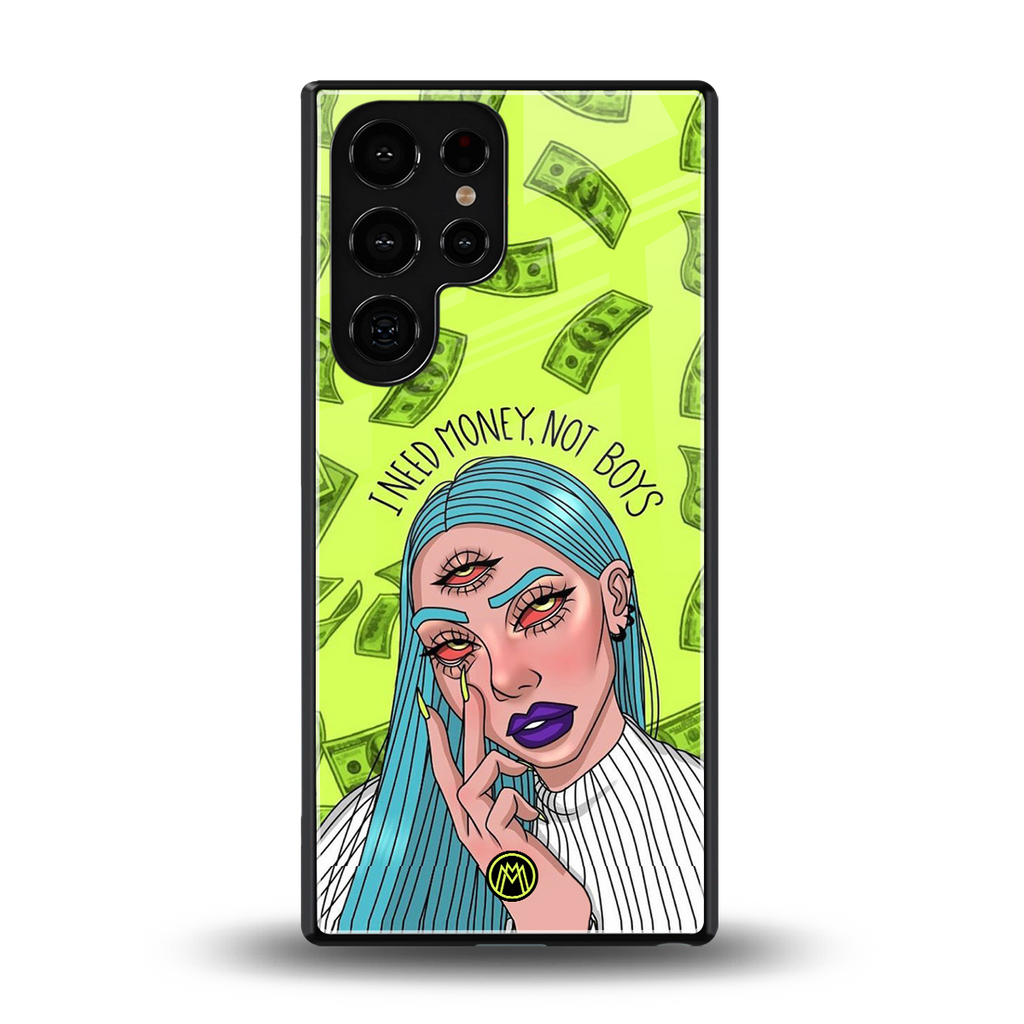 money over boys back phone cover | glass case for samsung galaxy s25 ultra