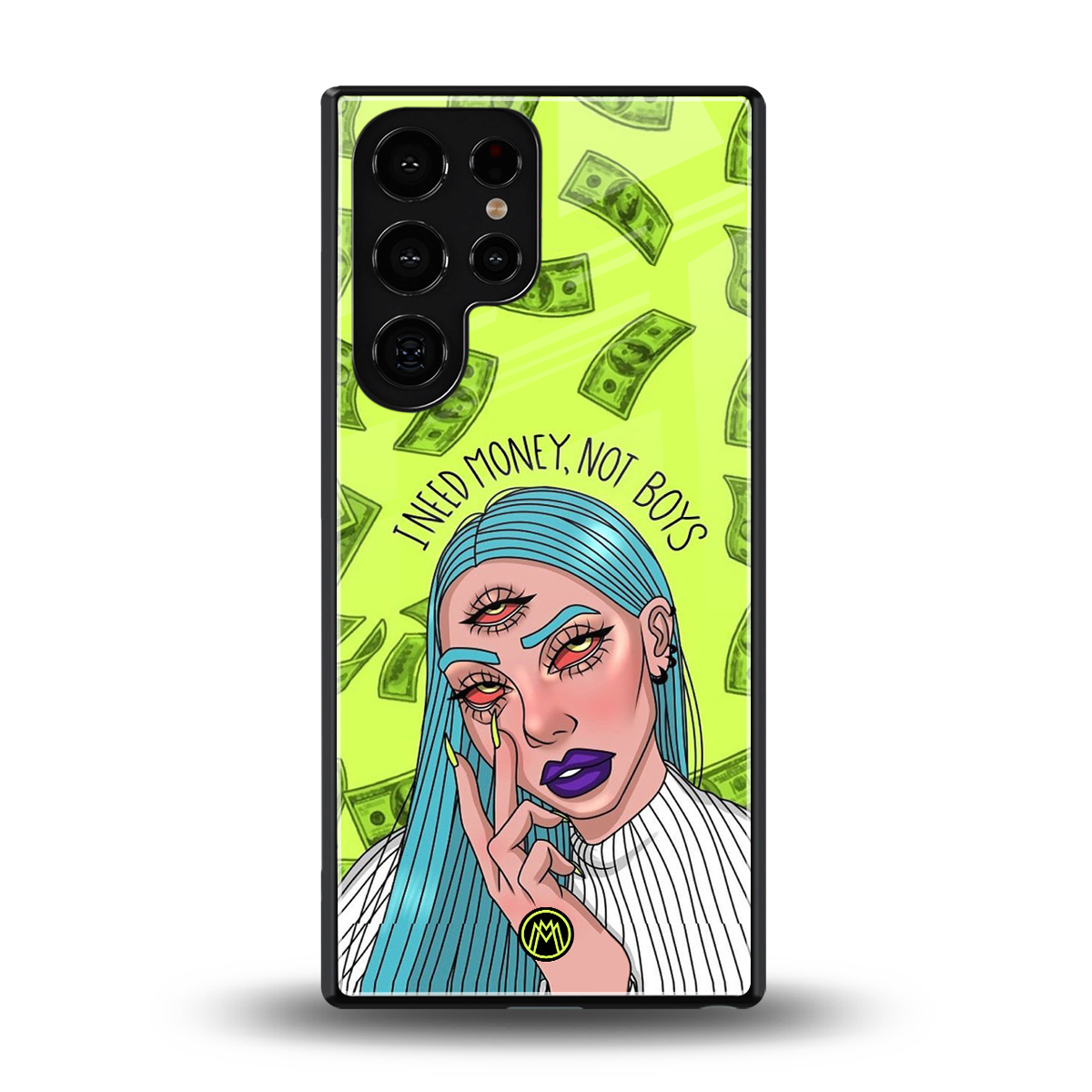 money over boys back phone cover | glass case for samsung galaxy s25 ultra