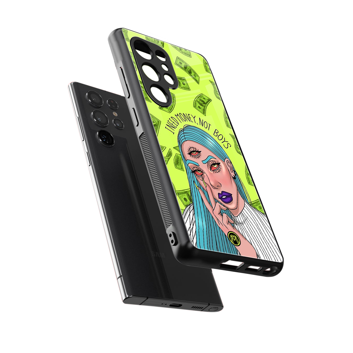 money over boys back phone cover | glass case for samsung galaxy s25 ultra