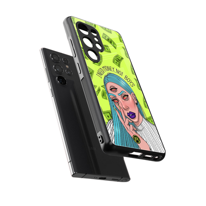money over boys back phone cover | glass case for samsung galaxy s25 ultra