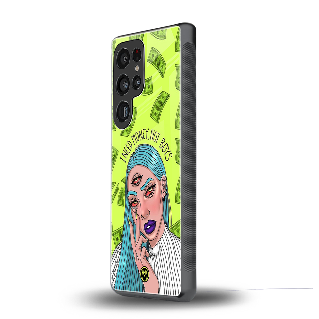 money over boys back phone cover | glass case for samsung galaxy s25 ultra