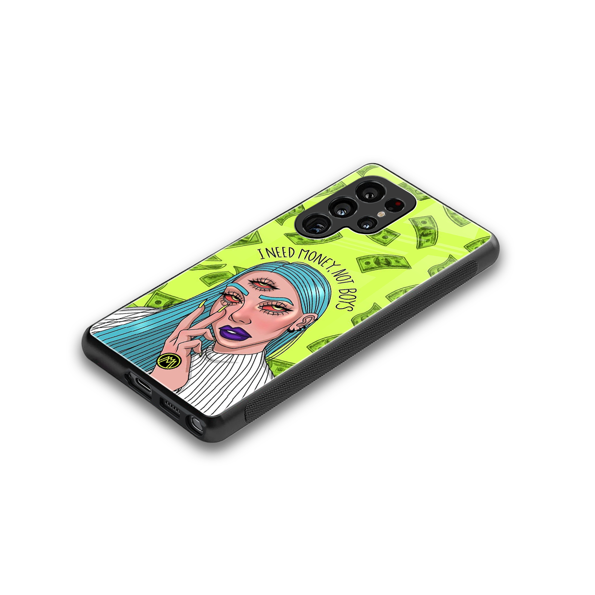 money over boys back phone cover | glass case for samsung galaxy s25 ultra