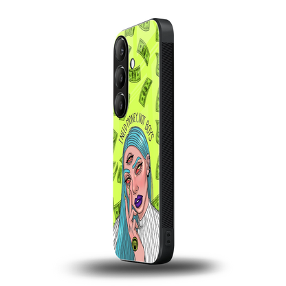 money over boys back phone cover | glass case for samsung galaxy s24 plus