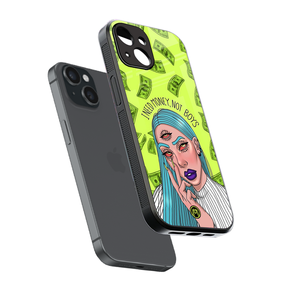 money over boys back phone cover | glass case for iphone 15