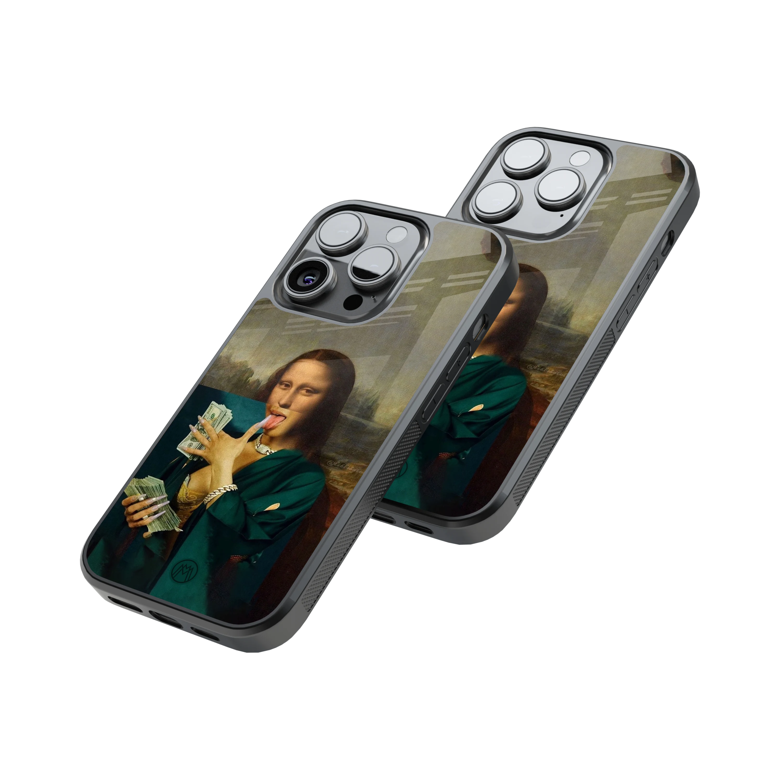 Protective Glass Back Phone Case Compatible with iPhone, Samsung, OnePlus, Pixel & More