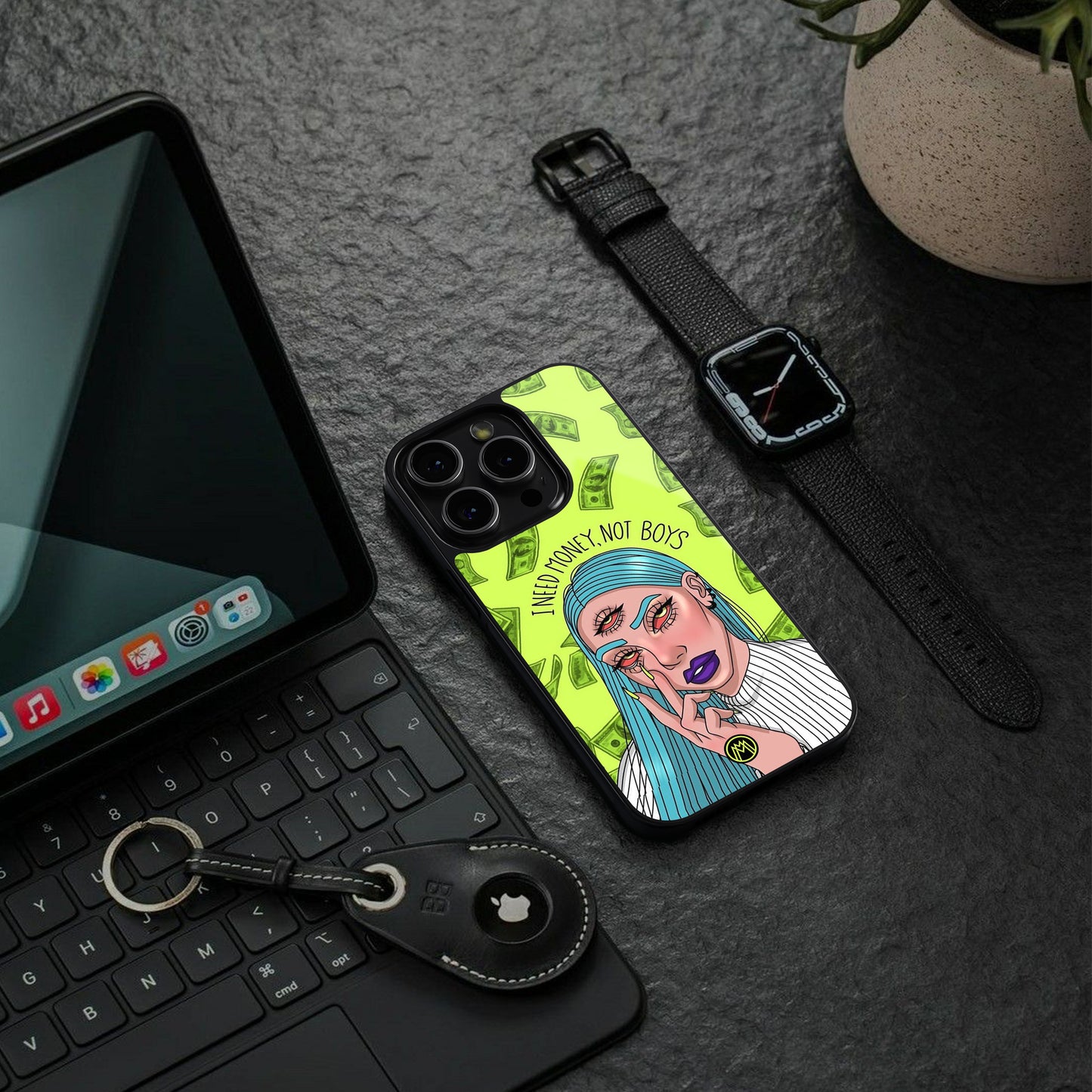 money over boys back phone cover | glass case for Google Pixel 8