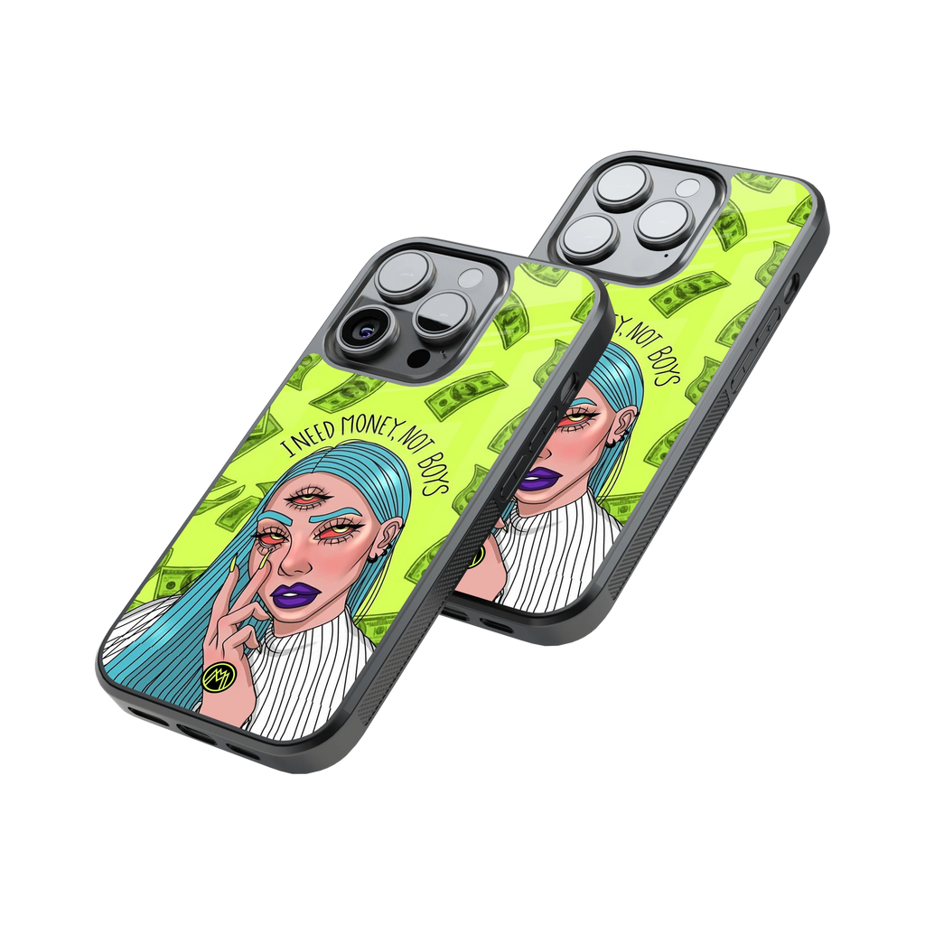 Protective Glass Back Phone Case Compatible with iPhone, Samsung, OnePlus, Pixel & More
