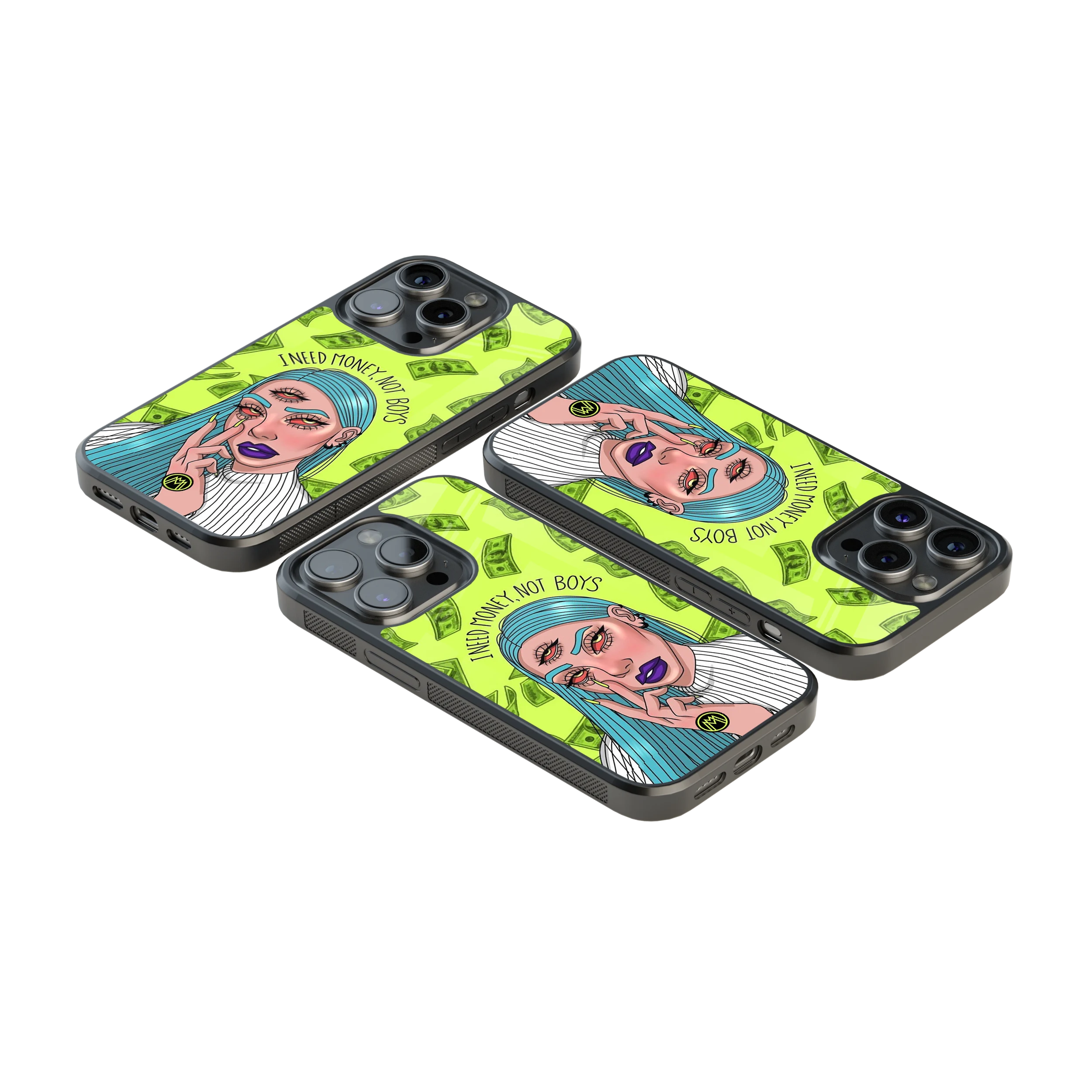 Luxury Glass Back Mobile Cover for iPhone, Samsung Galaxy, OnePlus, Pixel, Redmi & More